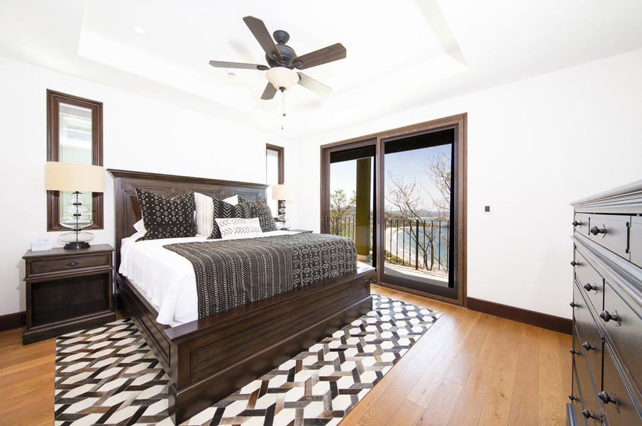 master bedroom with views of Playa Flamingo